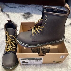 Dr. Martens Kids Brown Boots